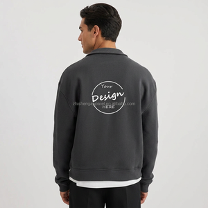 Custom Men Outdoor <b>Workout</b> Sports Plain Half Zip Fleece Knit Pullover <b>Hoodie</b> Sweatshirts High Quality 1/4 Zip Casual <b>Hoodie</b> - Product Image 2