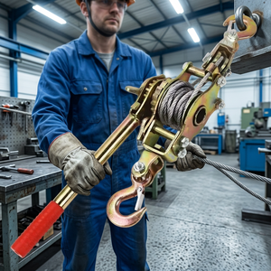 Alat Pengencang Tali Kawat Multifungsi 1 T 2 T 3 Ton Ratchet Cable Puller Pengencang Kawat - Product Image 5