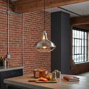<span class=keywords><strong>Suspension</strong></span> industrielle LED en fer, style vintage rétro, design cage, pour entrepôt, loft, café, bar, restaurant, <span class=keywords><strong>cuisine</strong></span>, salle à manger, taille moyenne - Product Image 3