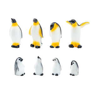 Figuras de Pingüinos en Miniatura de Resina, Adorno para Pastel, Mini Juguetes, Decoraciones de Animales para Micro Paisajes de Hadas y Jardines - Product Image 5