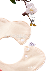 Buena calidad Junheng bebé algodón flor pequeño impermeable comida babero Saliva toalla 0-36 meses - Product Image 4