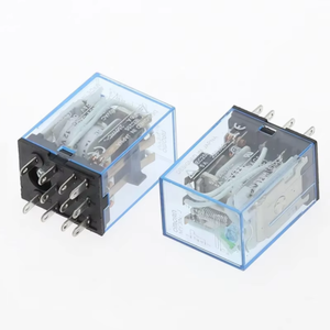 MY3 HH53P MY3NJ <span class=keywords><strong>Mini</strong></span> relé de potencia de <span class=keywords><strong>bobina</strong></span> 11pin 3NO 3NC lámpara LED 5A AC110V <span class=keywords><strong>220V</strong></span> con enchufe electromagnético intermedio - Product Image 1