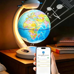 <span class=keywords><strong>Globo</strong></span> Magnetico a Levitazione Creativo AJB con Bluetooth, Luce LED Bicolore, Musica e Display Orario - Product Image 2