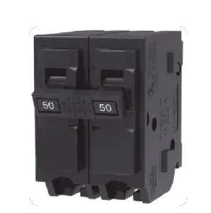 High quality AC Plug in MCB 10A-60A 120V/240V 1p 2p 3p 4p circuit breaker UL489 listed for North America market