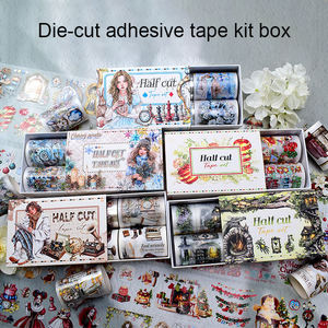 Ruban adhésif pour planificateur découpé au laser en PET, best-seller en gros, imperméable, adhésif pour l'aménagement de journaux, l'emballage de papier, les étiquettes - Product Image 2