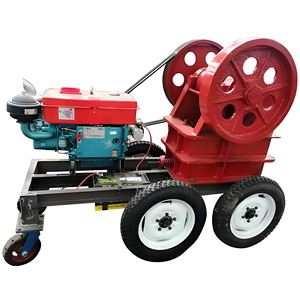 Concasseur à mâchoires diesel compact à prix abordable, machine de broyage mini complète, concasseur à mâchoires à moteur diesel à vendre en Tanzanie, au Kenya et au Nigéria - Product Image 3