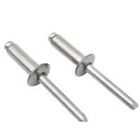 Rivets à tête ouverte en acier inoxydable, zingués, classe 51, rivets à tête CSK haute tension, conformes aux normes GB12618 et DIN7337
