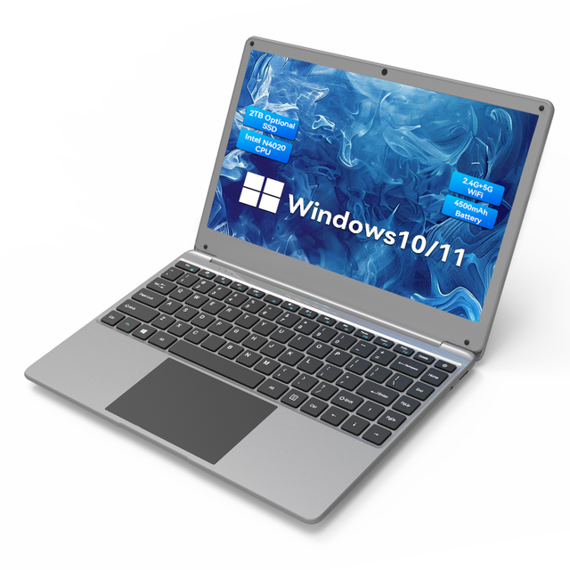 14 Inch Win10/11 Laptop Notebook with 8GB RAM and 128/256/512GB SSD Cheap Portable Computer with IPS Panel and English Keyboard
