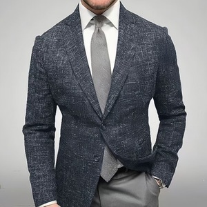 Nouveau <span class=keywords><strong>Blazer</strong></span> de Costume Décontracté <span class=keywords><strong>Homme</strong></span> S-3XL à <span class=keywords><strong>Carreaux</strong></span> avec Revers, Manches Longues - Product Image 5