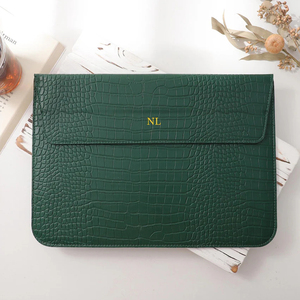 High Quality PU <strong>Laptop</strong> Case Sleeve Custom Protector Cover PU Crocodile Leather <strong>Laptop</strong> Case for 13 for 15 Inch <strong>Laptop</strong> - Product Image 1