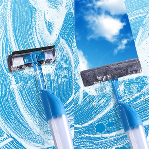 Outil de nettoyage personnalisé Masthome 3 en 1, <span class=keywords><strong>balai</strong></span> à long manche en plastique, essuie-glace en caoutchouc, <span class=keywords><strong>balai</strong></span> à poussière en <span class=keywords><strong>microfibre</strong></span> - Product Image 4