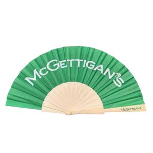Éventails pliants en bois élégants à impression personnalisé<span class=keywords><strong>e</strong></span> Beckon pour événements au bord de la piscine, cours d'été et promotions - Product Image 3
