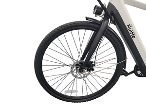 Ruihe Y5 27,5 pulgadas gran oferta bicicleta eléctrica para hombres freno de disco doble Bicicleta de ciudad 250W 36V bicicleta de carretera asistida - Product Image 5