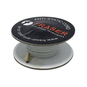 UK FRASER Cordon antistatique 850/850E, 10 mètres par bobine, cordon en filament de microfibre 100% conducteur - Product Image 1