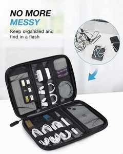 Étui de voyage pour appareils électroniques, petit sac organisateur de câbles, sac de rangement pour appareils électroniques - Product Image 2