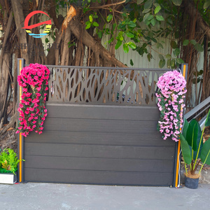 Cột hàng rào nhôm 70mmx70mmx300cm, tấm hàng rào nhôm cho tòa nhà, hàng rào nhôm có ray chữ T - Product Image 4