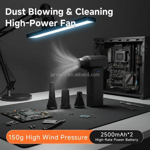 High Efficiency Compressed Air Duster Fan Rechargeable Portable Mini Air Duster <b>Blower</b> for Outdoor <b>Car</b> Cleaning - Product Image 3
