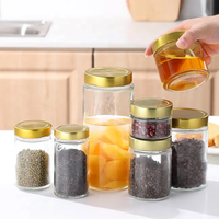 Frasco de vidrio Ergo de pedernal cilíndrico de 100 ml, 70 mm con tapa de lengüeta profunda de Metal negro, tapa abatible Para hierbas, especias, Chutney, pasta, salsa