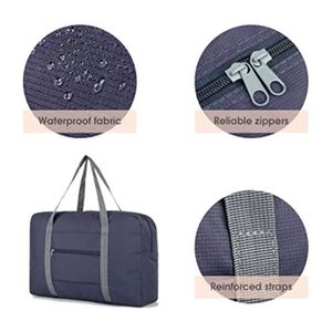 Sac de sport et de voyage pliable unisexe en polyester avec fermeture éclair pour avion, motif personnages - Product Image 6