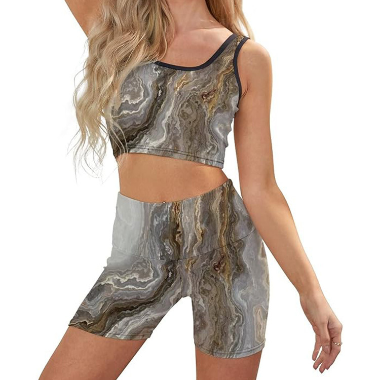 Manufacture Direct Sales Womens Yoga Sets XS-2XL Custom Size Girl Sport Suits Lightweight Gym Bra and Underwear 2 PCS Premium