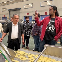 YZ Semi-automatische diepvriesfrietlijn voor fruit- en groenteverwerking, capaciteit 50kg-200kg, voor gebruik in de voedingsmiddelen-/snackindustrie