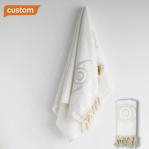 <span class=keywords><strong>Toalla</strong></span> de <span class=keywords><strong>Playa</strong></span> Turca Extra Grande Personalizada con Bordado Premium, con Borlas, de Algodón, Antiarena y Transpirable, <span class=keywords><strong>Toalla</strong></span> de Viaje de Lujo - Product Image 1
