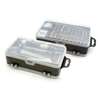 Juego de Destornilladores VETOOL 115 en 1 de Acero al Carbono para Desmontaje de Teléfonos Móviles, Llave de Tuercas, Acabado Cromado, Plástico, Multiusos