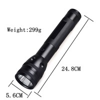 Vente chaude Super Bright T6 Led Lampe de Poche Nuit High Beam Hunter Recherche Big led Torche lumière Baton
