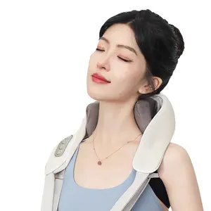 Produsen pemijat leher masajeador cuello alat pijat perawatan serviks pemijat leher pintar untuk punggung dan leher