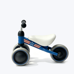 YILIEN LS-B01 Vélo d'équilibre pour enfants, couleur bleue, mini trotteur pour bébé, <span class=keywords><strong>10</strong></span>-36 <span class=keywords><strong>mois</strong></span>, vélo à pousser pour tout-petits avec poignée/roues en EVA souple - Product Image 2