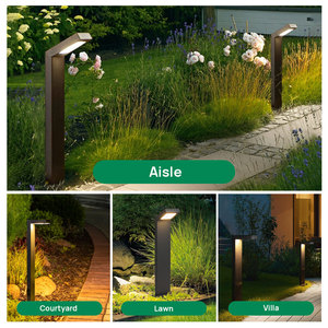 Modern IP65 Waterproof LED Garden <strong>Lights</strong> 220v Electric H60cm Aluminum Bollard <strong>Yard</strong> Decor Outdoor Landscape Lawn <strong>Light</strong> - Product Image 5