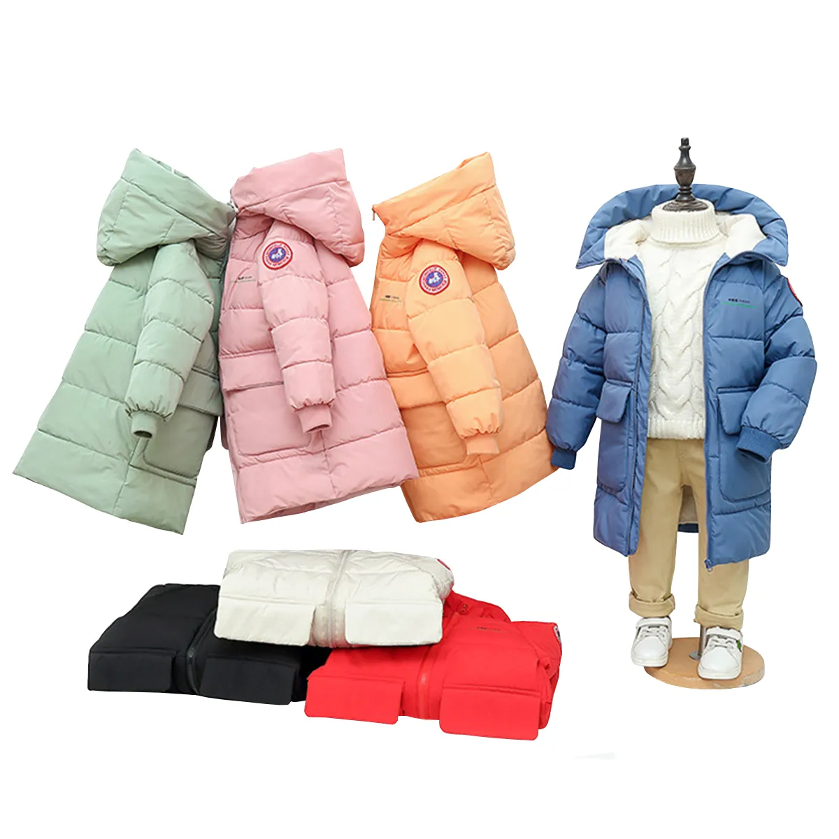 Grosir Baru Pakaian Bayi Hangat Musim Dingin Anak-anak Mantel Anak-anak Jaket Musim Dingin