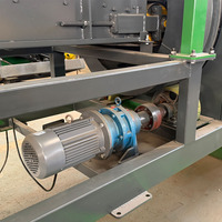 Tamis rotatif industriel robuste pour compost, terre, gravier, sable, copeaux de bois