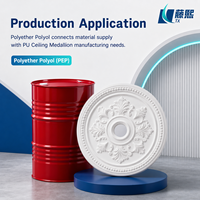 Polyol polyéther PEP en provenance directe d'usine, matière première pour les médaillons décoratifs de plafond en mousse PU