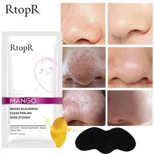 RtopR nettoyage en profondeur des points noirs masque facial pour le nez bande de pores de contrôle de l'huile pour le traitement de l'acné forme de feuille avec soin de la zone T - Product Image 3