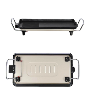 Không dính lớn Điện Teppanyaki BBQ nướng vỉ nướng tấm nóng bít tết nấu ăn đá - Product Image 6