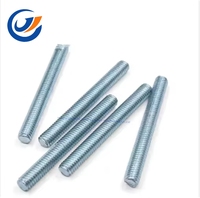 Barre filetée complète en acier au carbone galvanisé à chaud DIN975 M6-M36 pour construction, ancrage et support de structure en acier