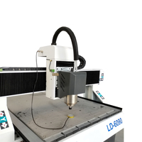 Machine de fraisage CNC 6090 de bureau avec broche de 3,2 kW, fraiseuse CNC pour le bois et l'acrylique, machine de fraisage pour la conception de portes en bois