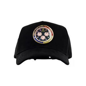 Gorras de Béisbol Vintage de Gamuza de 5 Paneles de Alta Calidad, <span class=keywords><strong>El</strong></span> Tiempo Es Oro, <span class=keywords><strong>El</strong></span> Barbas X Beto Vega, Gorras Personalizadas Barbas para Hombre - Product Image 1