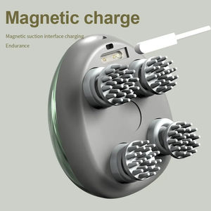 Masajeador de cuero cabelludo inteligente portátil inalámbrico a prueba de agua con vibración eléctrica mejorada para humanos y Mascotas - Product Image 5