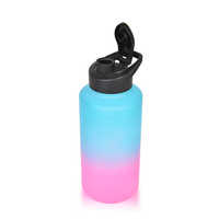 Oferta Especial: Botella de Agua Deportiva de 32 oz, Color Degradado, PP Clásico, Ecológica, Gran Capacidad, Tapa para Beber Directo, Personalizable con Logotipo, para Campamento