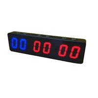Cronómetro LED con batería magnética, reloj de pared Digital, intervalo, Mini temporizador de gimnasio