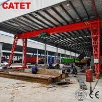 Grue portique à poutre simple sur rail, grue de 5, 10 et 16 tonnes pour le transport de matériaux en intérieur et en extérieur