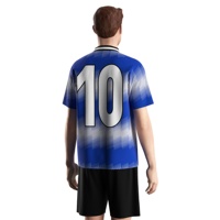 Nouveau maillot de football au design tendance pour hommes, respirant et rafraîchissant, idéal pour les matchs et le streetwear