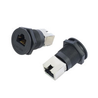 LSHITECH M22 Cat5E Rj45 Adaptateur de communication de signal Convertisseur de prise de courant étanche