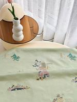 Tissu Jacquard Européen Vintage en PVC Tissé, Polyester Durable Brodé pour Costumes Formels, Robes, Coussins, Mariages, Chaussures, Sacs