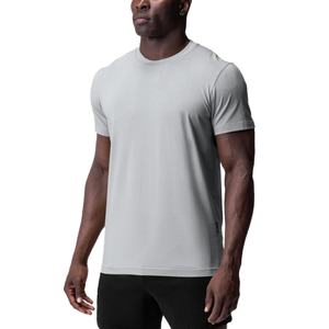 T-shirt de sport pour homme personnalisable, haute qualité, 95% coton, 5% élasthanne, imprimé uni, couleur et taille personnalisées, vêtements de sport - Product Image 3