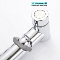 Ensemble de pulvérisateur de bidet moderne en ABS - Kit de pulvérisateur de bidet mural portatif à jet vertical pour usage hôtelier, douchette de salle de bain