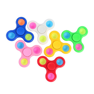 Jouets sensoriels anti-stress tendance à bulles, Fidget Spinners à poignée simple, vente directe usine - Product Image 6