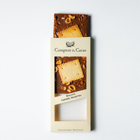 Boîte de luxe pour barres chocolatées avec fenêtre, emballage personnalisé haut de gamme pour bonbons avec fenêtre de visualisation et dorure à chaud en relief, idéale comme boîte cadeau.